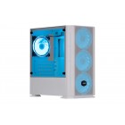 2E Gaming Корпус Calleo GB700W без БЖ 2xUSB3.0, 1xUSB2.0, 4x120мм ARGB, VGA 320мм, LCS ready, контролер з пультом, TG Side Window, mATX, білий