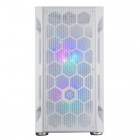SilverStone Корпус FARA FAH1MW-PRO, без БЖ, 1xUSB3.0, 2xUSB2.0, 3x120mm ARGB fan, TG Side Panel, mATX, White