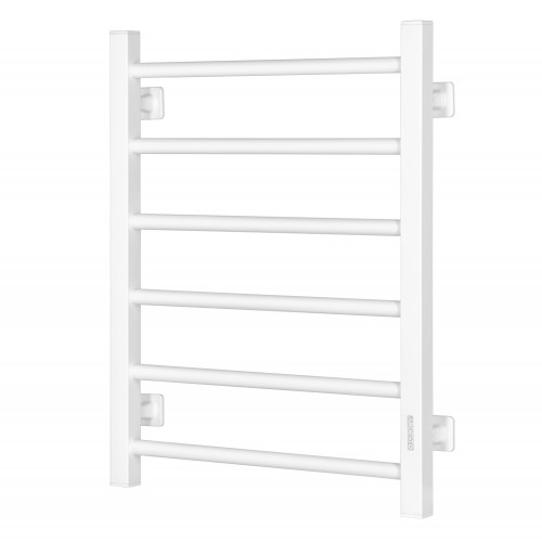 Рушникосушка Ardesto електрична EKO, 480x600мм, кнопка, сталь, праве підключення, білий Рушникосушка Ardesto електрична EKO, 480x600мм, кнопка, сталь, праве підключення, білий