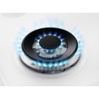 Варильна поверхня Electrolux газова на склі, 60см, чавун, білий