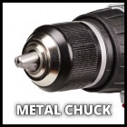 Einhell Шуруповерт-дриль ударний TP-CD 18/60 Li-i BL - Solo акум., PXC, 18В, безщітк., 60 Нм, 1.37 кг (без АКБ і ЗП)