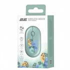 2E Миша MF300 FLORA:DILL Silent WL BT, зелений