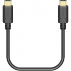 HAMA Кабель заряджання/синхронізації USB-С > USB-C, 1,5м ,чорний HAMA Кабель заряджання/синхронізації USB-С > USB-C, 1,5м ,чорний