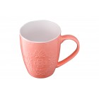 ARDESTO Чашка Barocco, 330 мл, рожева, порцеляна