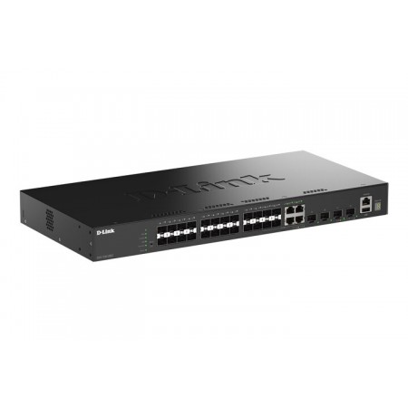 Комутатор D-Link DGS-1530-28SC 20xSFP, 4xSFP+/10GE, Керовани