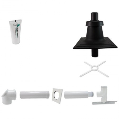 Комплект коаксіальний Buderus GA-K для прокладання в шахті д