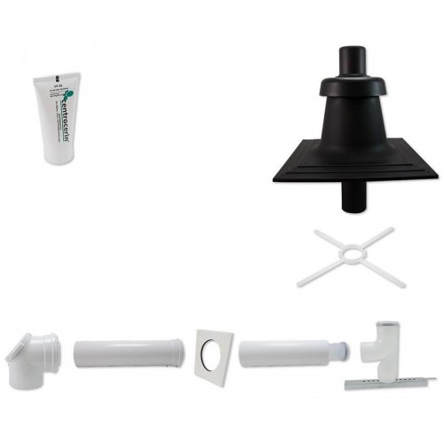 Комплект коаксіальний Buderus GA-K для прокладання в шахті для конденсаційних котлів, діаметр 80/125 мм Комплект коаксіальний Buderus GA-K для прокладання в шахті для конденсаційних котлів, діаметр 80/125 мм