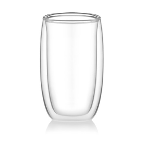 ARDESTO Набір чашок з подвійними стінками, 380мл, 2шт, боросилікатне скло, прозорий ARDESTO Набір чашок з подвійними стінками, 380мл, 2шт, боросилікатне скло, прозорий