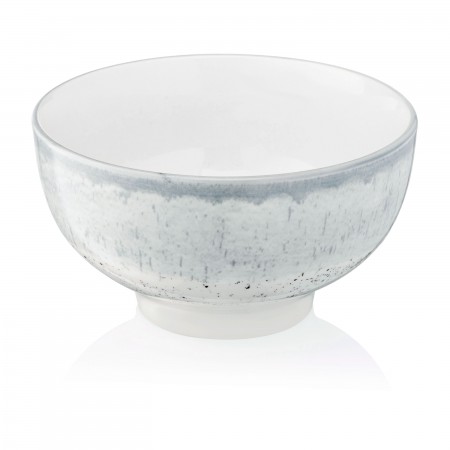 ARDESTO Салатник Siena, 11.5см, порцеляна, біло-сірий