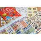 Scribble Down Набір перевідних наклейок  з онлайн додатком - Лондон