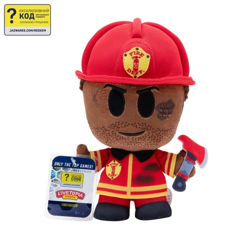 DevSeries М'яка ігрaшка Collector Plush Livetopia: Firefighter, S1 DevSeries М'яка ігрaшка Collector Plush Livetopia: Firefighter, S1