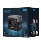 2E Портативна електростанція Syayvo 2400 Вт, 2560 Вт/год, WiFi/BT, паралельне підключення, швидка зарядка