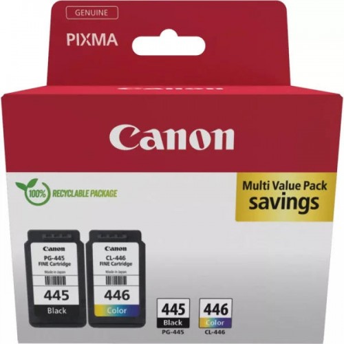 Canon Комплект No.445: Картридж Canon PG-445 Bk/CL-446 кольор. Multi Pack Canon Комплект No.445: Картридж Canon PG-445 Bk/CL-446 кольор. Multi Pack