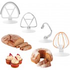 Sencor Кухонна машина 1200Вт, чаша-метал, корпус-пластик, насадок-19, білий