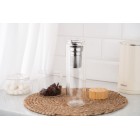 ARDESTO Термос скляний з подвійними стінками, 450 мл, боросилікатне скло, бамбукова кришка ARDESTO Термос скляний з подвійними стінками, 450 мл, боросилікатне скло, бамбукова кришка