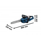 Пила ланцюгова акумуляторна Bosch GKE 18V-40  18В шина 40см 3.7кг без АКБ та ЗП
