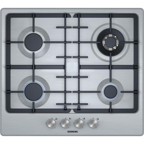 Siemens Варильна поверхня газова 60см/чавун/газ-контроль/WOK/нерж Siemens Варильна поверхня газова 60см/чавун/газ-контроль/WOK/нерж