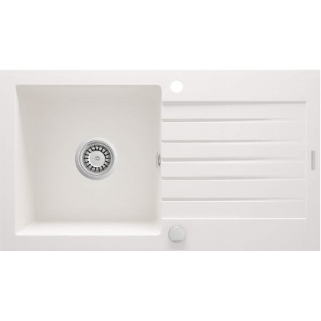 Deante Мийка кухонна Zorba, граніт, прямокутник, з крилом, 7