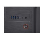 2E Корпус Alfa E1802 без БЖ 4xUSB3.0, VGA 320мм, ATX, чорний