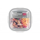 ARDESTO Контейнер для зберігання Gemini 800 мл, квадратний, боросилікатне скло ARDESTO Контейнер для зберігання Gemini 800 мл, квадратний, боросилікатне скло