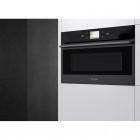 Whirlpool Мікрохвильова піч вбудована, 31л, електронне упр., 1000Вт, гриль, дисплей, конвекція, чорний