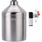 Krups Кавомашина Essential, 1.7л, зерно, автомат.капуч, ОLED диспл, метал контейнер для молока, бордово-чорний