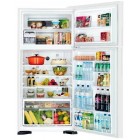 Hitachi Холодильник з верхн. мороз., 184x86х74, холод.відд.-405л, мороз.відд.-145л, 2дв., А++, NF, інв., зона нульова, білий (скло)