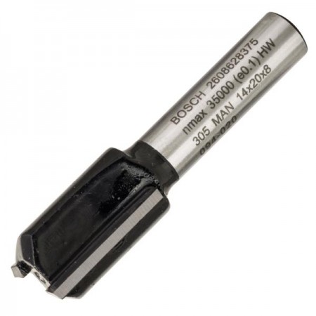 Фреза пазова Bosch Professional з двома лезами Std S8 D14 L2