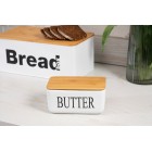 ARDESTO Маслянка Midori 16.5х10х8см, кераміка, бамбук, біла ARDESTO Маслянка Midori 16.5х10х8см, кераміка, бамбук, біла