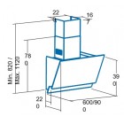 Cata Витяжка похила, 90см, 1000м3г, JUNO 900 XGWH, білий Cata Витяжка похила, 90см, 1000м3г, JUNO 900 XGWH, білий