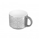 ARDESTO Чашка Weaving G, 330мл, порцеляна, біло-чорний ARDESTO Чашка Weaving G, 330мл, порцеляна, біло-чорний