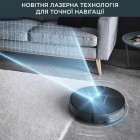 Rowenta Робот-пилосос X-Plorer Serie 75 S, h=9.5см, вологе прибирання, конт пил -0.4л, вода -0.3л, автон. робота до 120хв, НЕРА, управління через смартфон, чорний