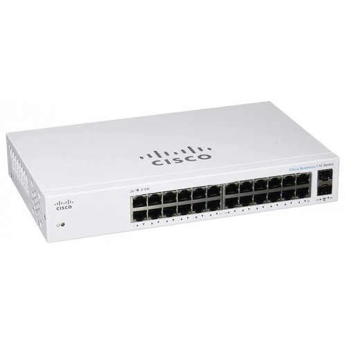 Cisco Комутатор CBS110 Unmanaged 24-port GE, 2x1G SFP Shared Cisco Комутатор CBS110 Unmanaged 24-port GE, 2x1G SFP Shared
