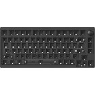 Lemokey Клавіатура механічна P1 Pro 84Key, Super Brown, WL/BT/USB-A, QMK/VIA, Hot-Swap, EN/UKR, RGB, Knob, Carbon Black