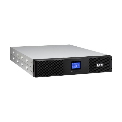 Eaton Джерело безперебійного живлення 9SX, 3000VA/2700W, RM 2U, LCD, USB, RS232, 8xC13, 1xC19 Eaton Джерело безперебійного живлення 9SX, 3000VA/2700W, RM 2U, LCD, USB, RS232, 8xC13, 1xC19