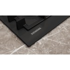 Siemens Варильна поверхня газова на склі, 60см, чавун, чорний Siemens Варильна поверхня газова на склі, 60см, чавун, чорний