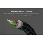 Belkin Кабель USB-A - Lightning плетений, силіконовий, з ремінцем на магніті, 1м, чорний Belkin Кабель USB-A - Lightning плетений, силіконовий, з ремінцем на магніті, 1м, чорний