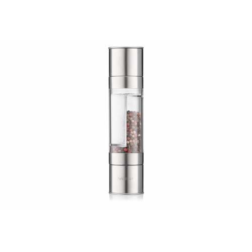 ARDESTO Млинок для солі та перцю 2 в 1 Gemini, акрил, нержавіюча сталь