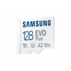 Карта пам'яті Samsung microSD 128GB C10 UHS-I  R130MB/s Evo Plus + SD