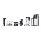 ARDESTO Соковитискач шнековий 200Вт, чаша-0.6л, жмих-0.6л, пластик/метал, сріблясто-чорний