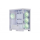 2E Gaming Корпус Fantom GK701W без БЖ 2xUSB3.0, 1xUSBType-C, 4x120мм ARGB, VGA 400мм, LCS ready, контролер з пультом, TG Side/Front Panel, mATX, білий