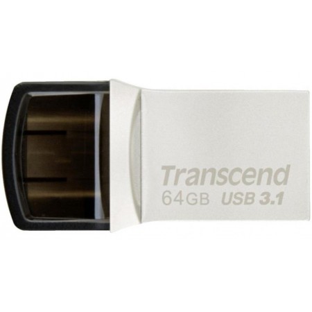 Transcend Накопичувач 64GB USB 3.1 Type-A + Type-C 890 R90/W