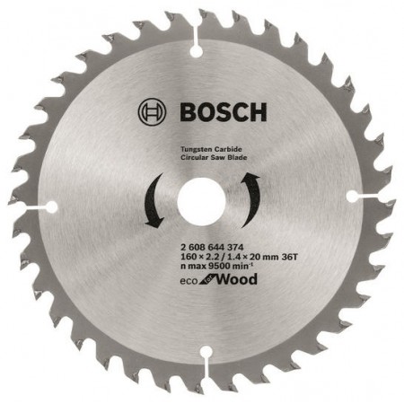 Bosch Диск пиляльний Eco for Wood 160x2.2x20-36T