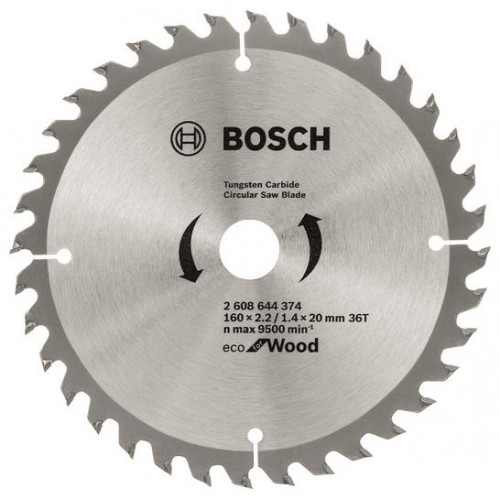 Bosch Диск пиляльний Eco for Wood 160x2.2x20-36T Bosch Диск пиляльний Eco for Wood 160x2.2x20-36T