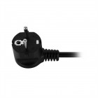 2E Подовжувач мережевий Plus 3хТип F, 3х1мм кв, 10A, 3м, чорний