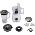 Gorenje Кухонна машина 800Вт, чаша-пластик, корпус-метал/пластик, насадок-6, білий