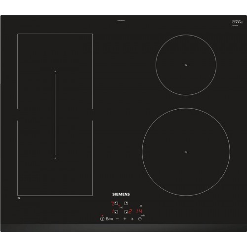 Siemens Варильна поверхня індукційна 60см/4 конф/сенсор/чорний