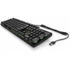 HP Клавіатура Pavilion Gaming 550 RGB 104key Red Hybrid USB Black