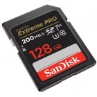 SanDisk Карта пам'яті SD 128GB C10 UHS-I U3 R200/W140MB/s Extreme Pro V30