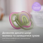 Avent Пустушка ортодонтична Ultra Air для дівчат 0-6 міс, 2шт
